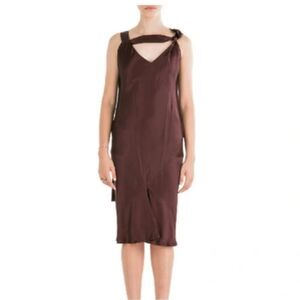 Neil Barrett Bias Cut Fall Away Dress Size 6